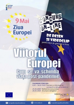 Concurs 9 Mai - Ziua Europei, cu tema „Europa post-pandemie: cum se va schimba viața mea după ieșirea din criză?” 1